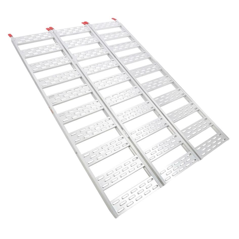 Tri-fold Aluminum Ramps 76”x59” 1500lbs