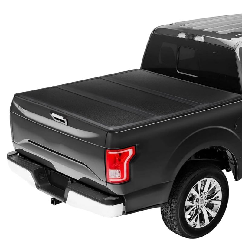 Soft Roll-Up Truck Bed Tonneau Cover for 4.6FT Bed - Tri-Fold Design