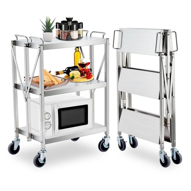 Foldable Service Cart