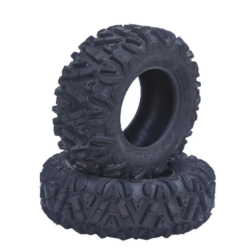 Set of 2 ATV Trail Tires AT25x10-12-6PR TL KNIGHT