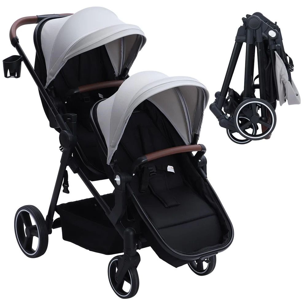Tandem Stroller for Infant and Toddler