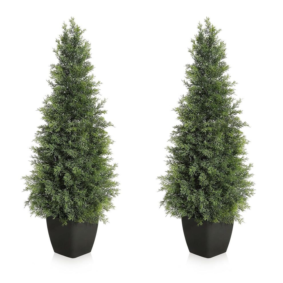 36” cedar tree set of 2