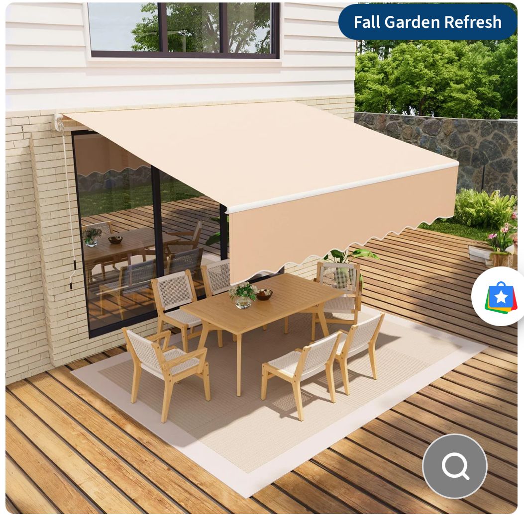 10x8 retractable awning
