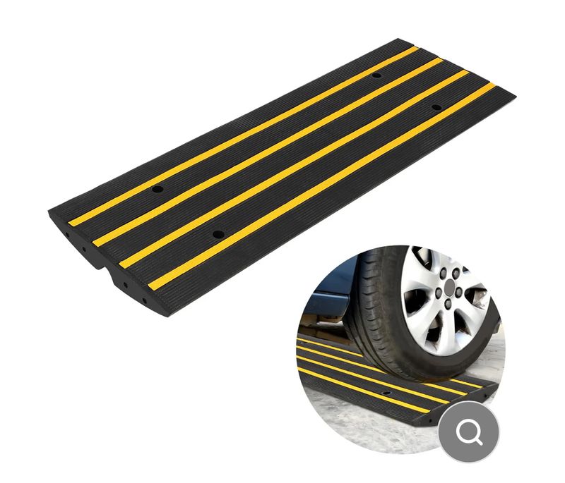 48” rubber curb ramp