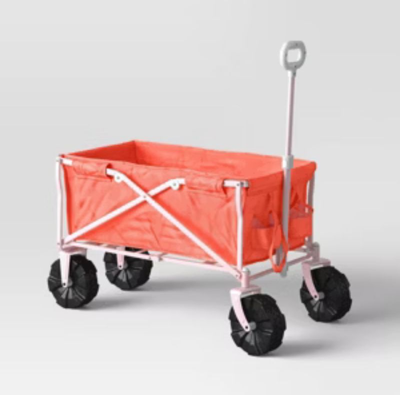 Folding Wagon - Coral - Sun Squad