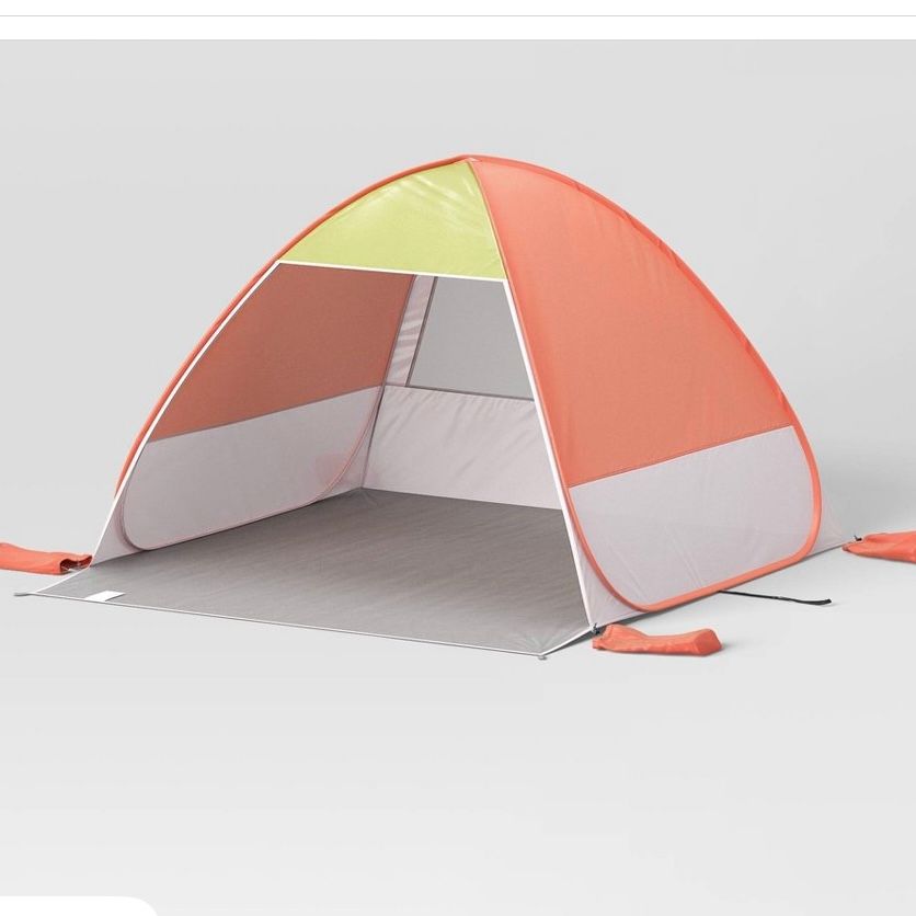 Beach Pop Up Shelter Coral