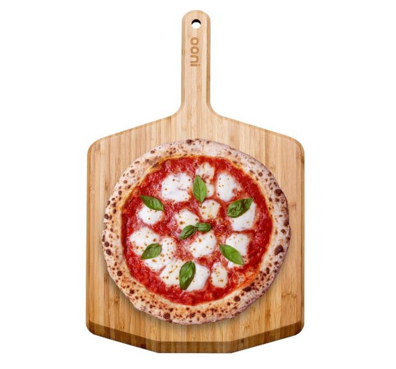 Ooni 12&quot; Pizza Peel and Serving Board Bamboo Light Brown