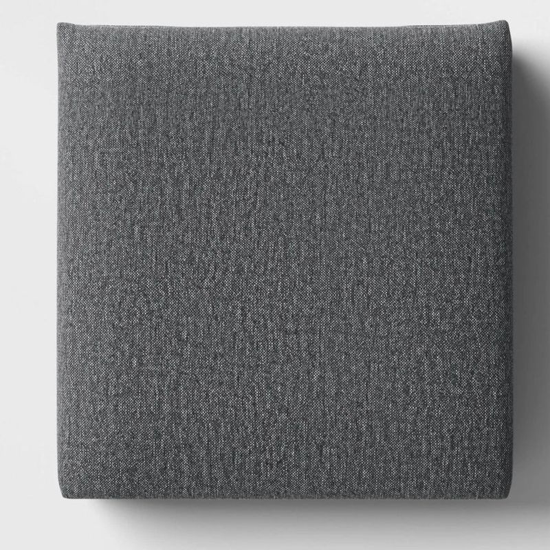 24x22” Outdoor Patio Seat Cushion-Charcoal