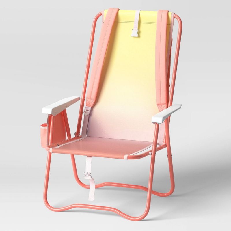 Backpack Chair Pink Ombre - Sun Squad