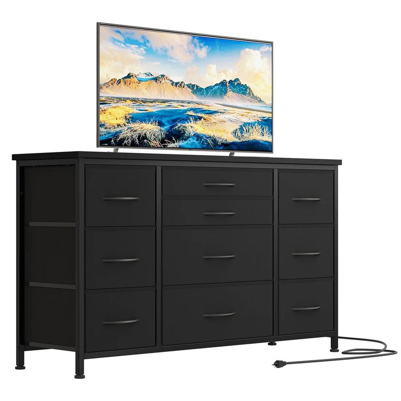 10 drawer fabric dresser