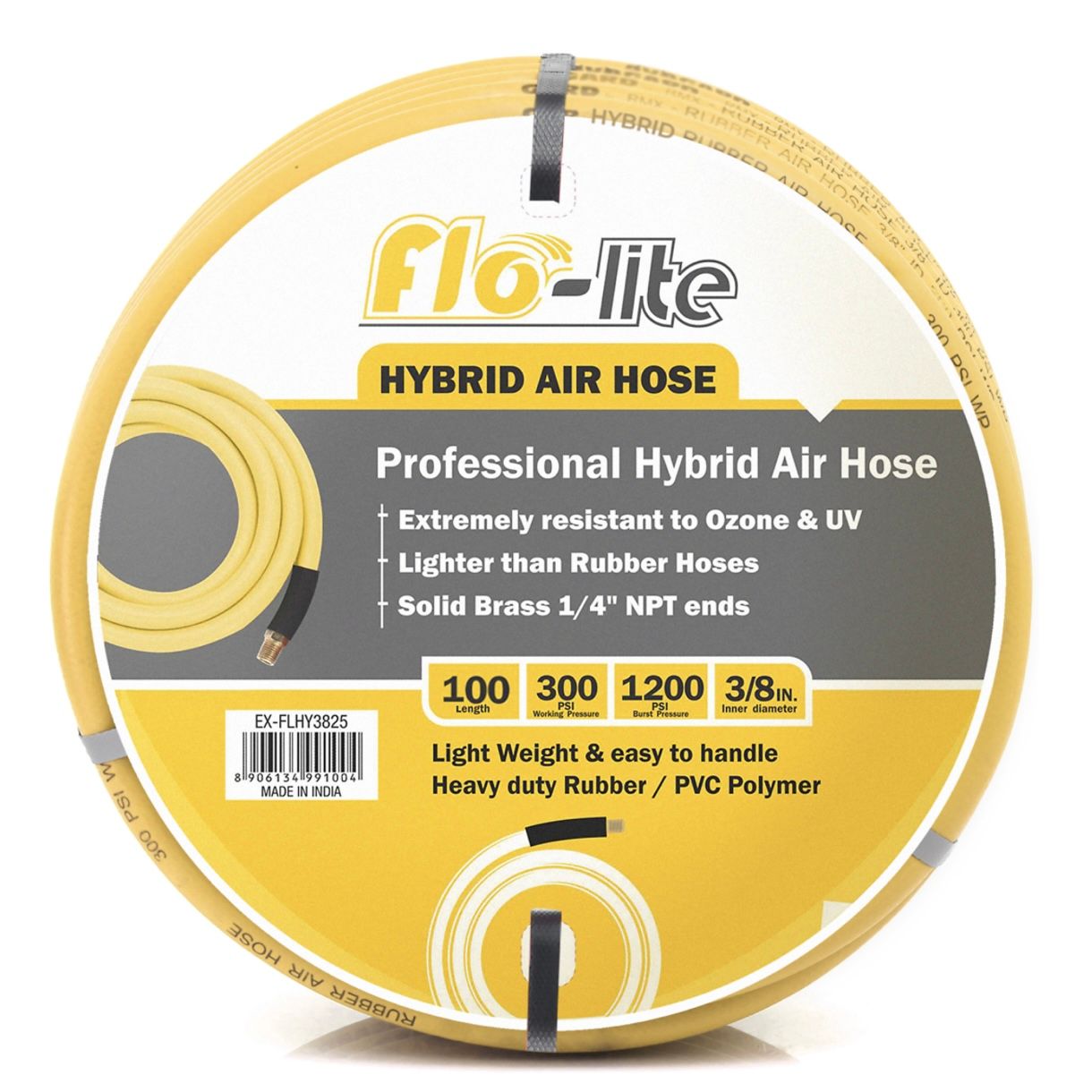 EX-FLHY38100 3/8’’ x 100’ Air Hose