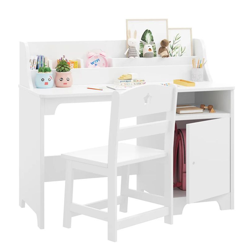 Kids desk and chair set