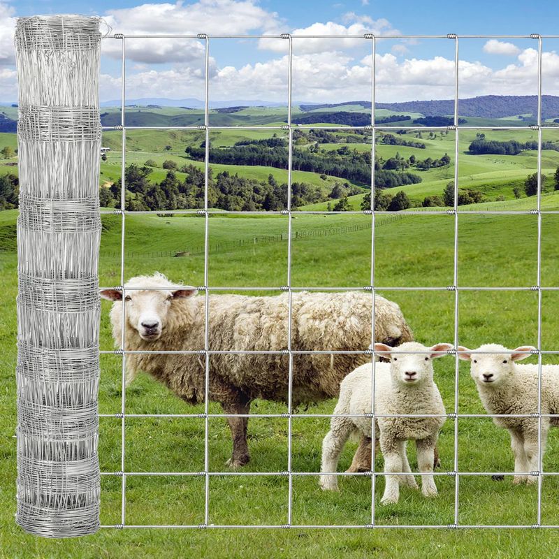 4x328ft Heavy Galvanized Goat Fence
