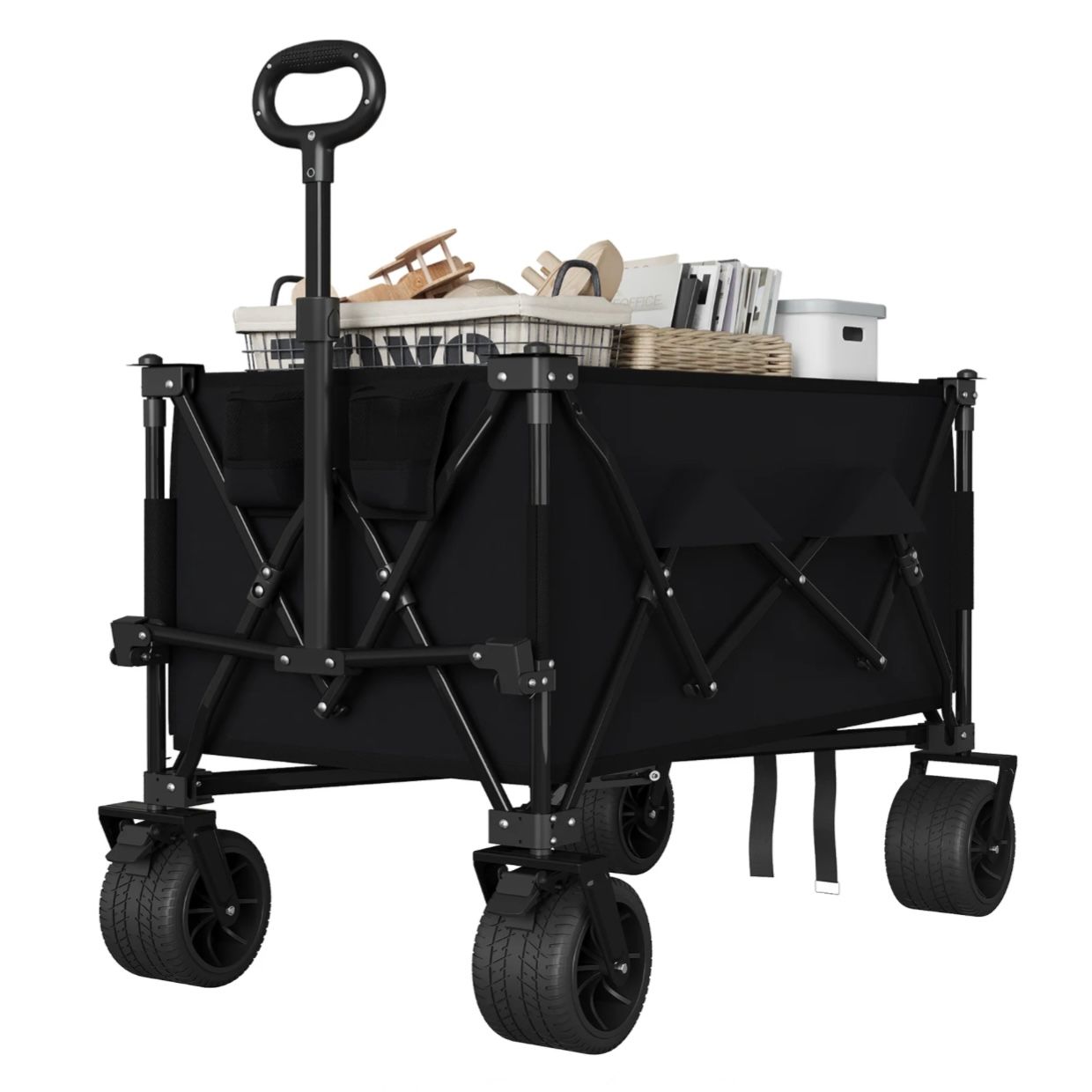 Garvee Folding multipurpose Wagon-Black