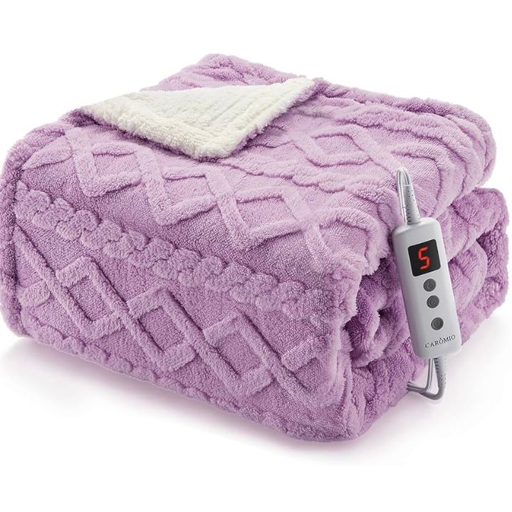 Heated Blanket 50”x60” Purple