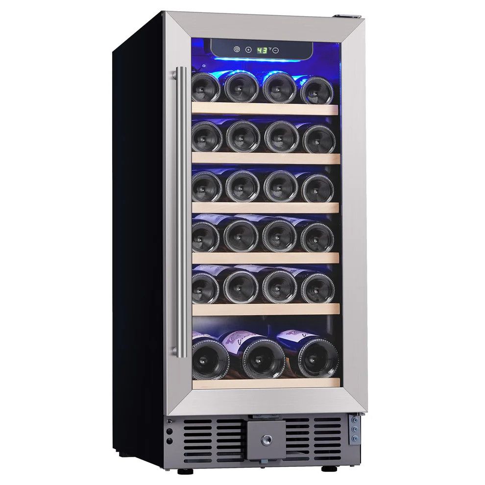 30 Bottles Wine Fridge, Wine Cooler Refrigerator