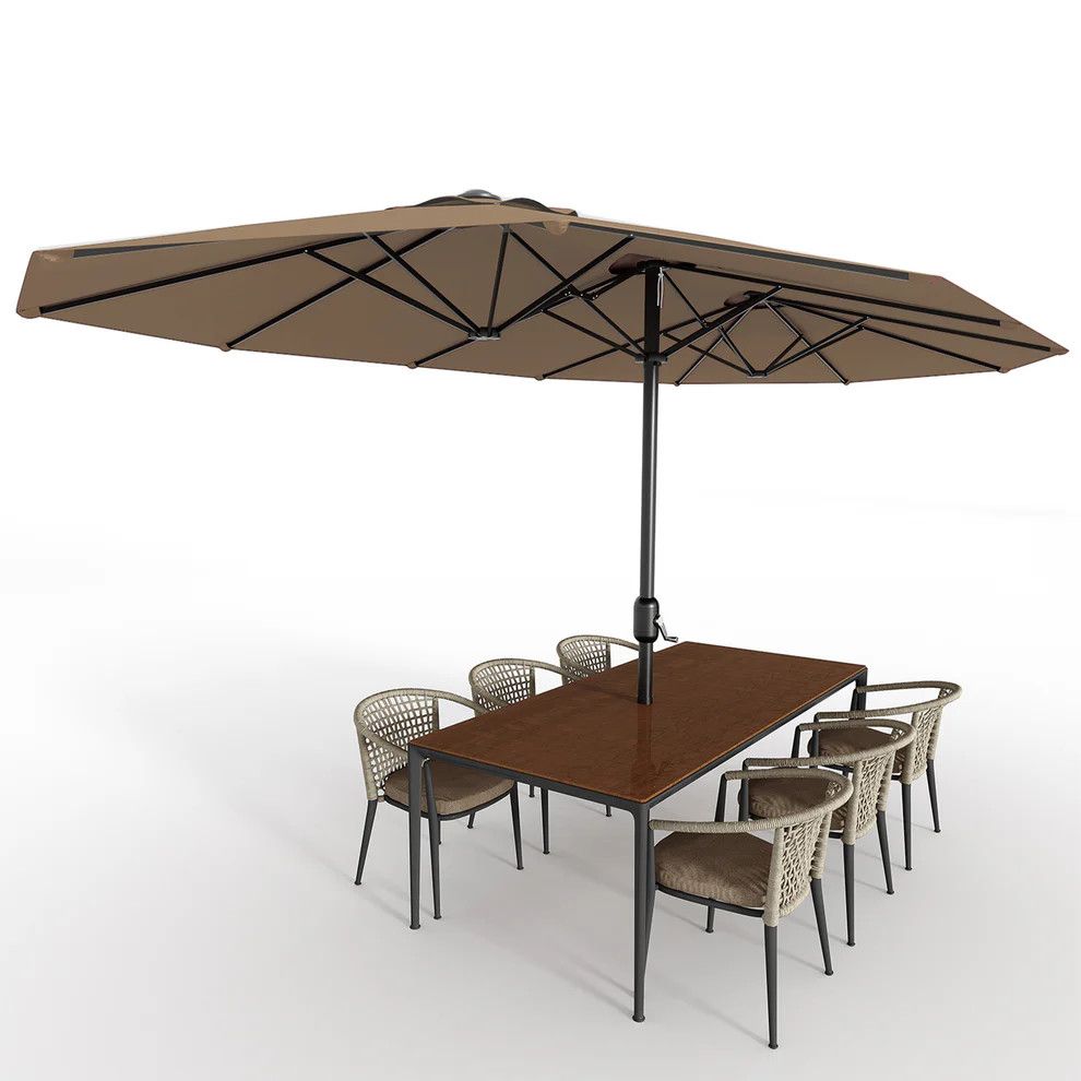 13FT Double-Sided Outdoor Patio Umbrella