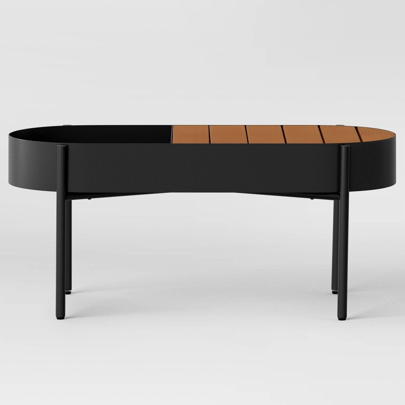 Planter Metal Stands Black 3.5&#39;x1.52&#39;x1.54&#39;