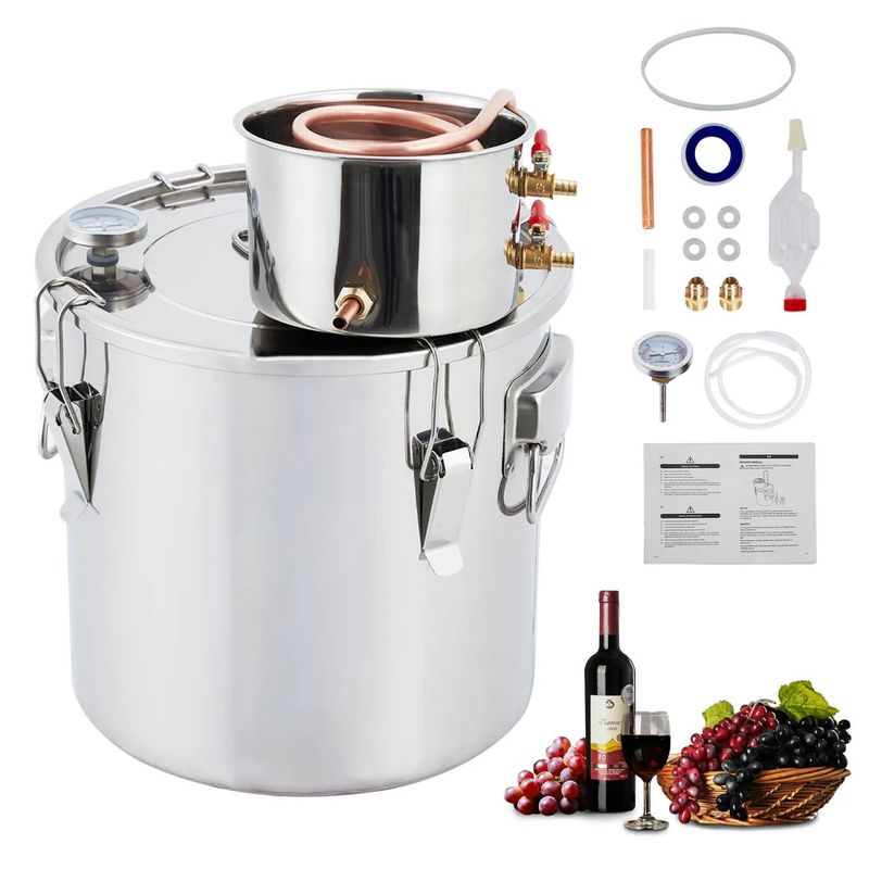 2 pot alcohol distiller