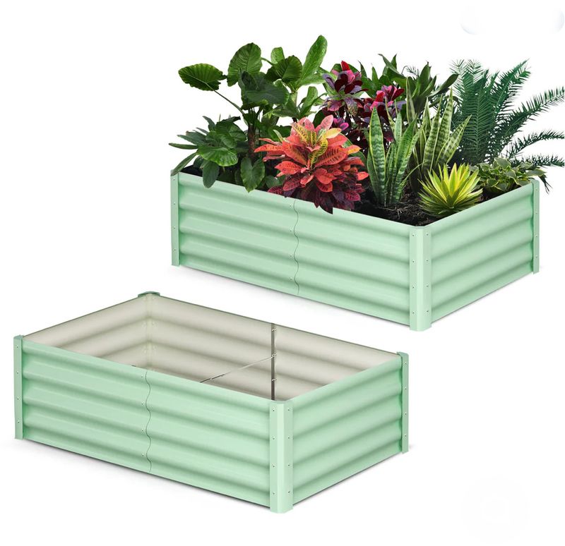2 pack - raised gard3n beds - 6’x3’x1’