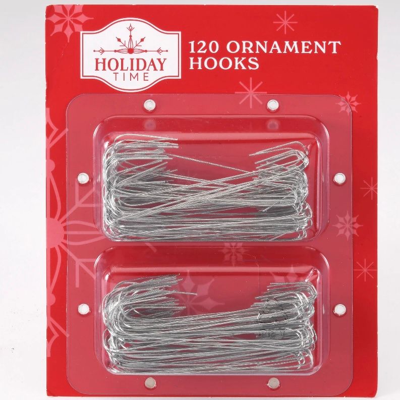 Jumbo Christmas tree  Hooks Silver 120 count