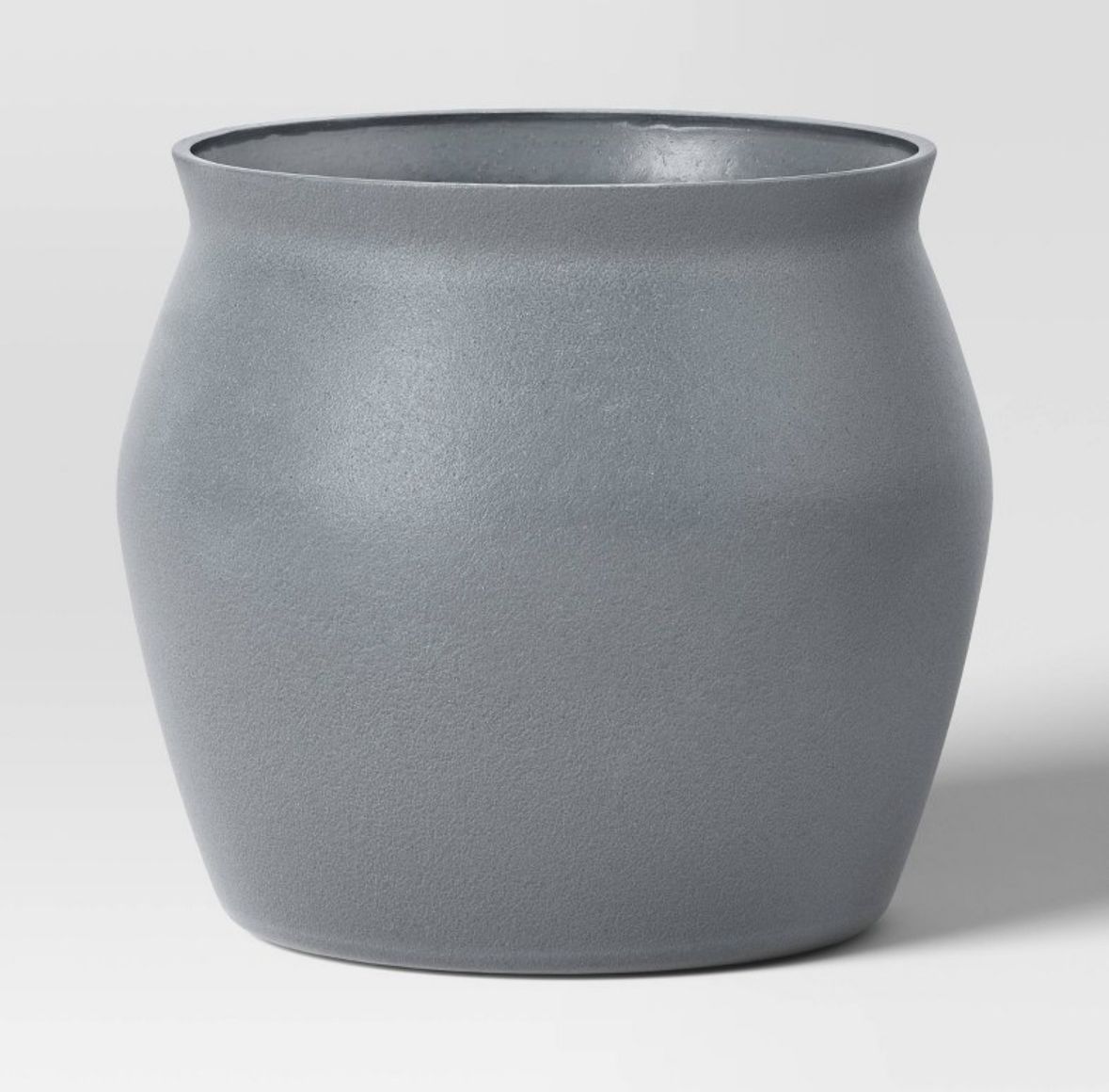 Indoor Outdoor Planter Pot 16&quot;x16&quot;x14&quot; Charcoal Gray - Threshold