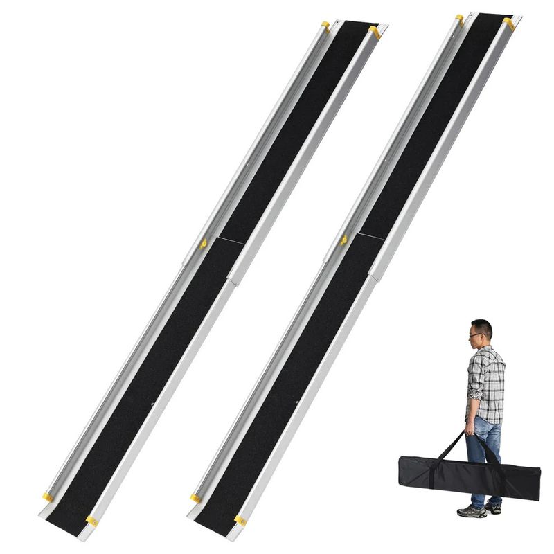 Telescoping Wheelchair Ramp 8 FT