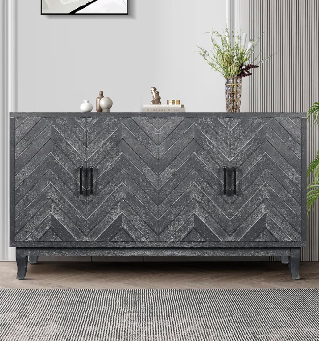 60” sideboard buffet cabinet