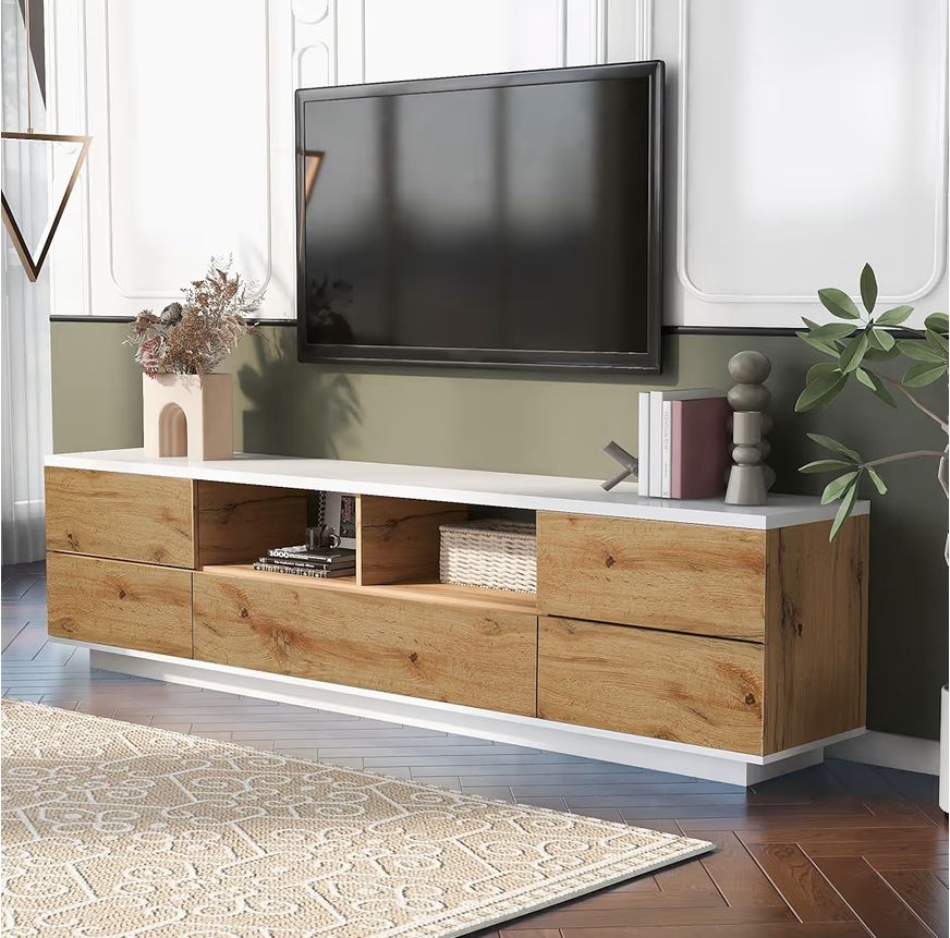 70” tv console stand