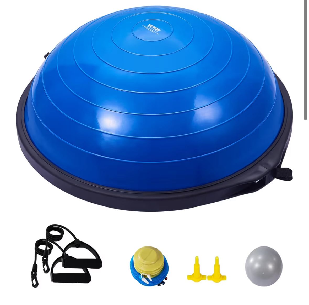 Half balance ball with accessories