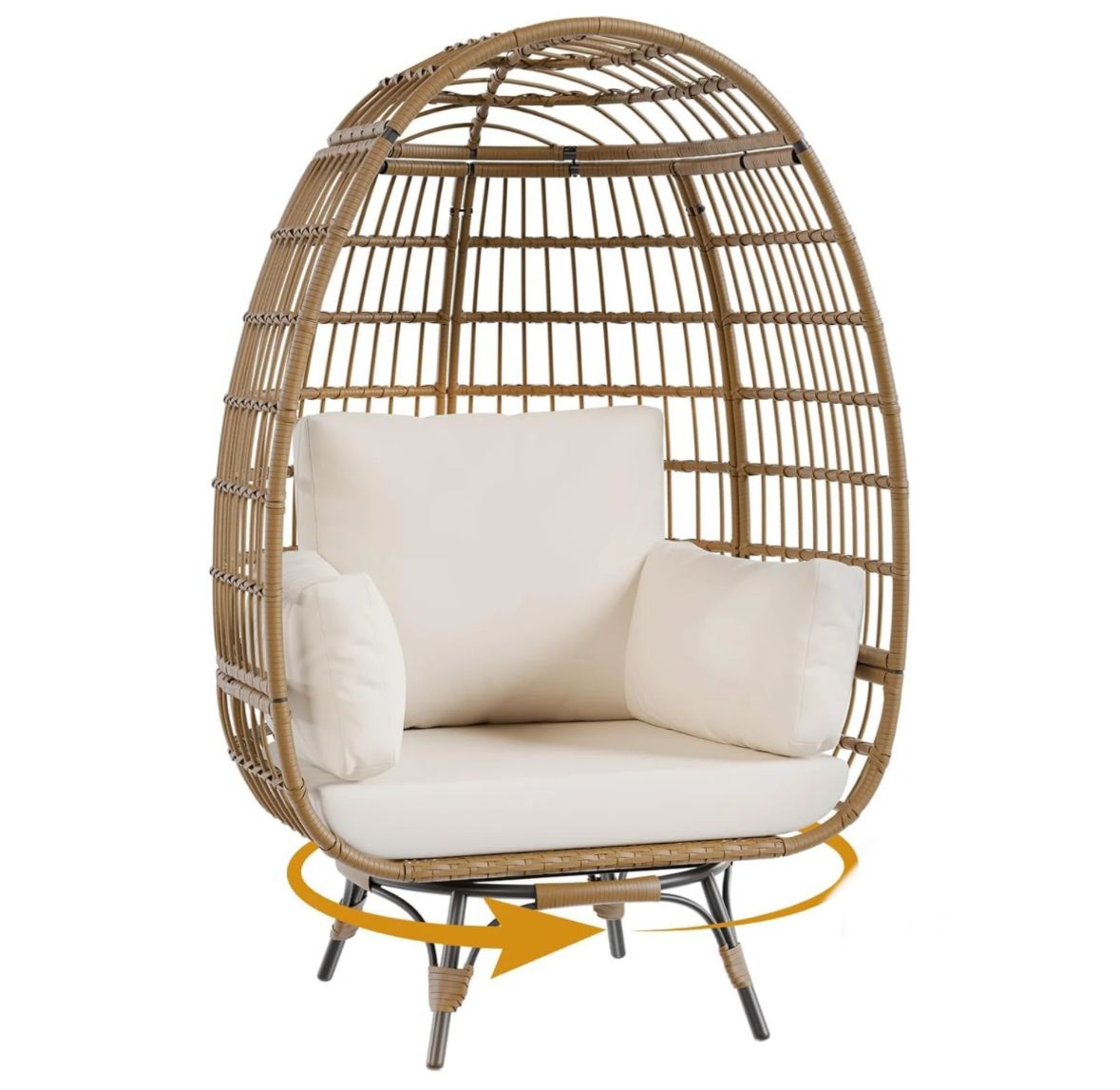 Swivel egg chair