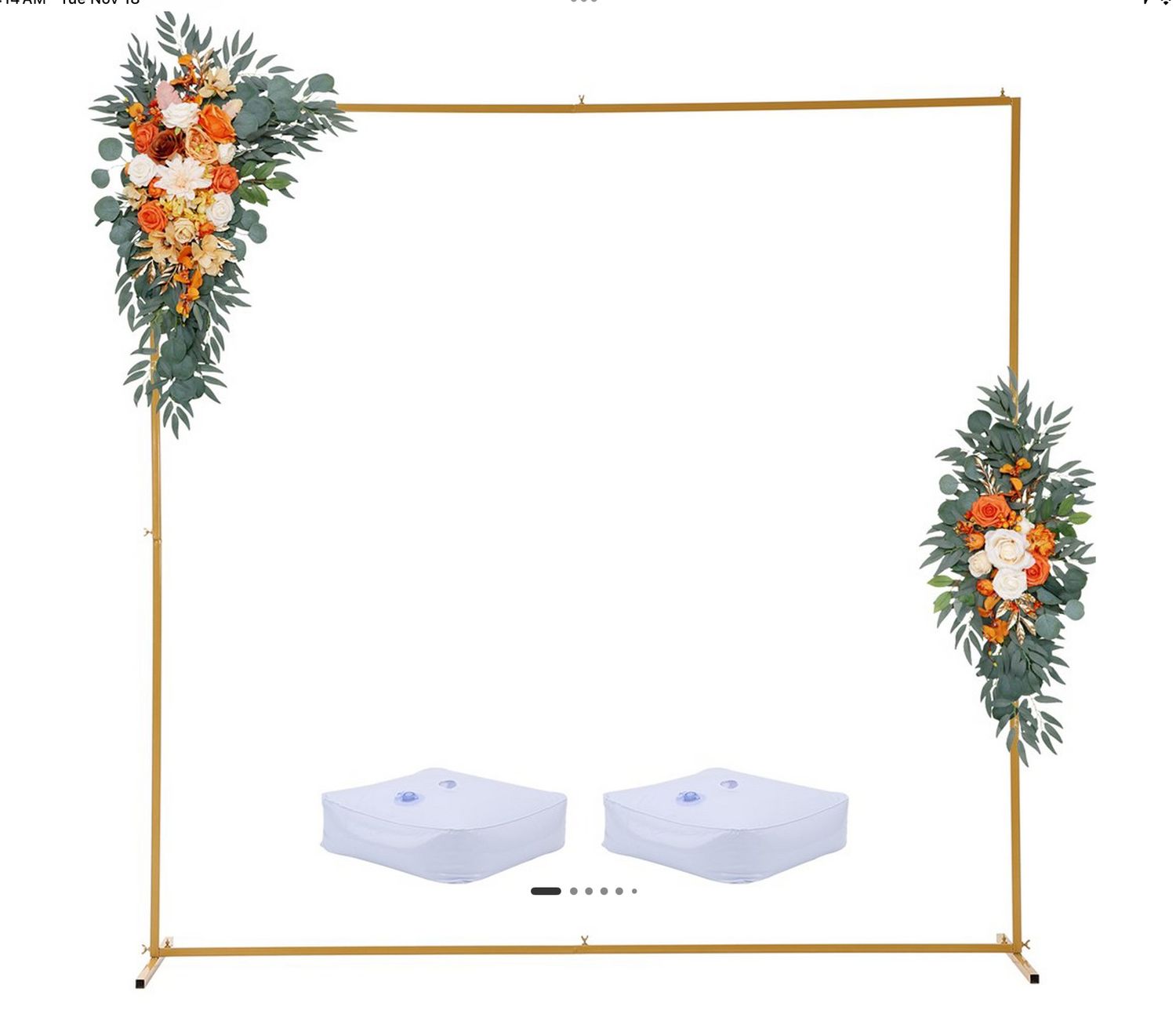 8x8 Metal photo backdrop stand