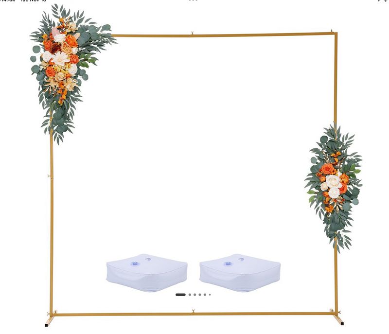 8x8 Metal photo backdrop stand