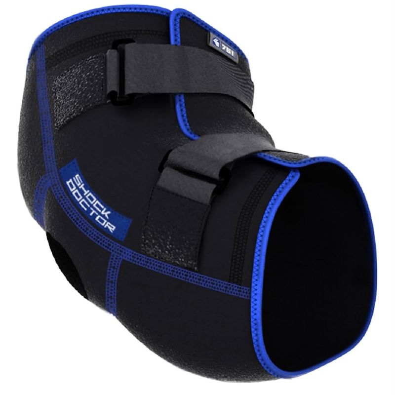 Ice Recovery Elbow Compression Wrap, Black, Large/X-Large