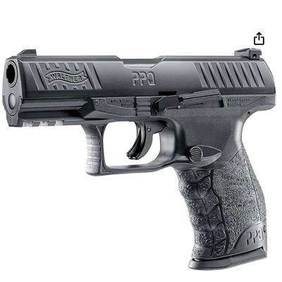 Umarex T4E Walther PPQ .43 Caliber Training Pistol Paintball Gun Marker, Black
