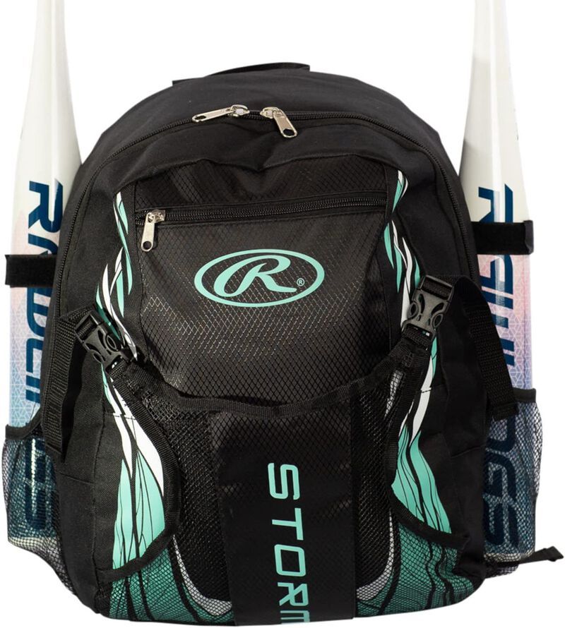 Rawlings | STORM Backpack Equipment Bag | T-Ball / Softball | Mint