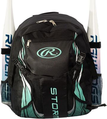 Rawlings | STORM Backpack Equipment Bag | T-Ball / Softball | Mint