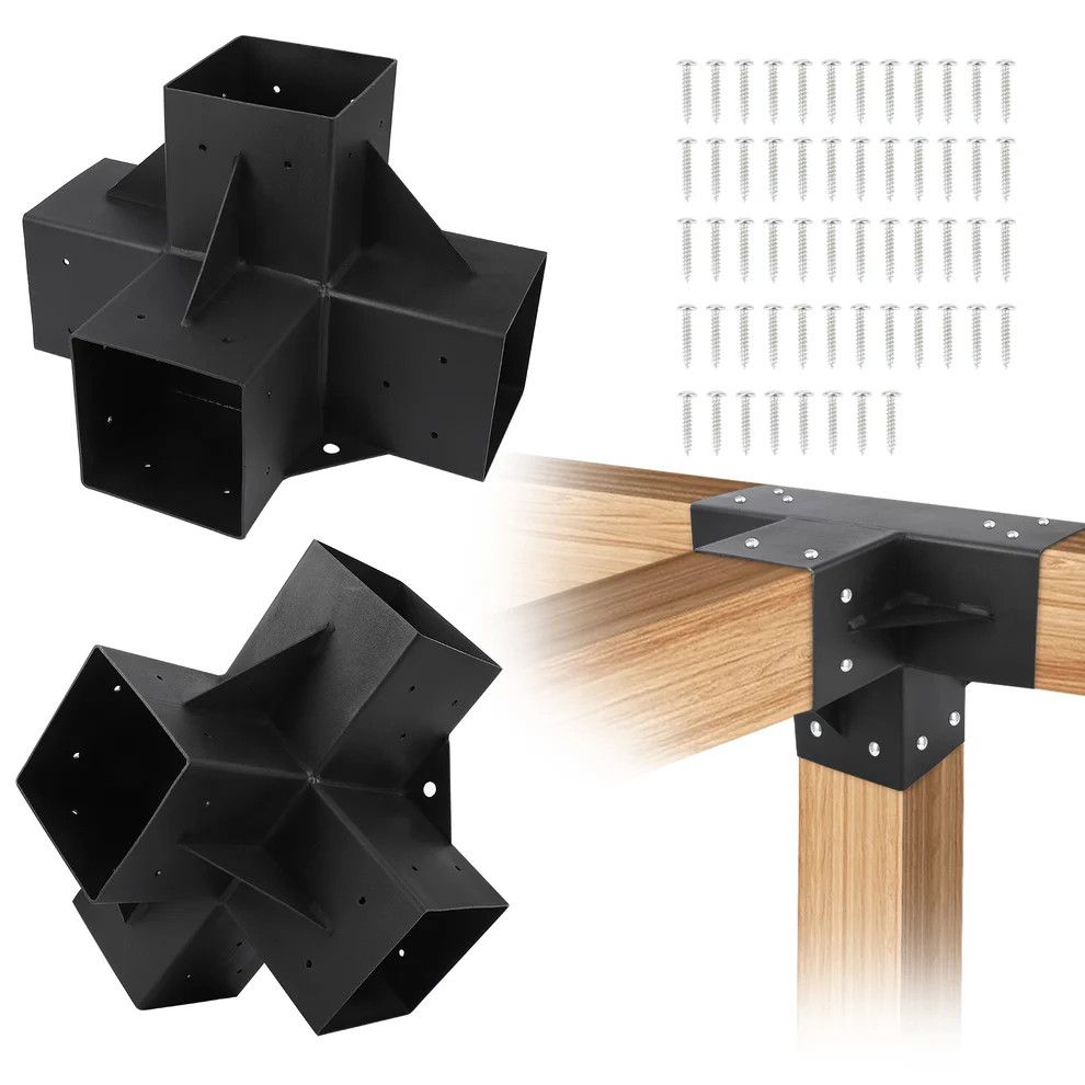 Pergola Brackets Kit for 6″x6″ 2 Pcs