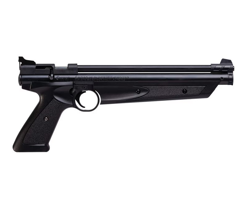 Crosman P1322 American Classic Variable-Pump .22-Caliber Pellet Air Pistol, Black