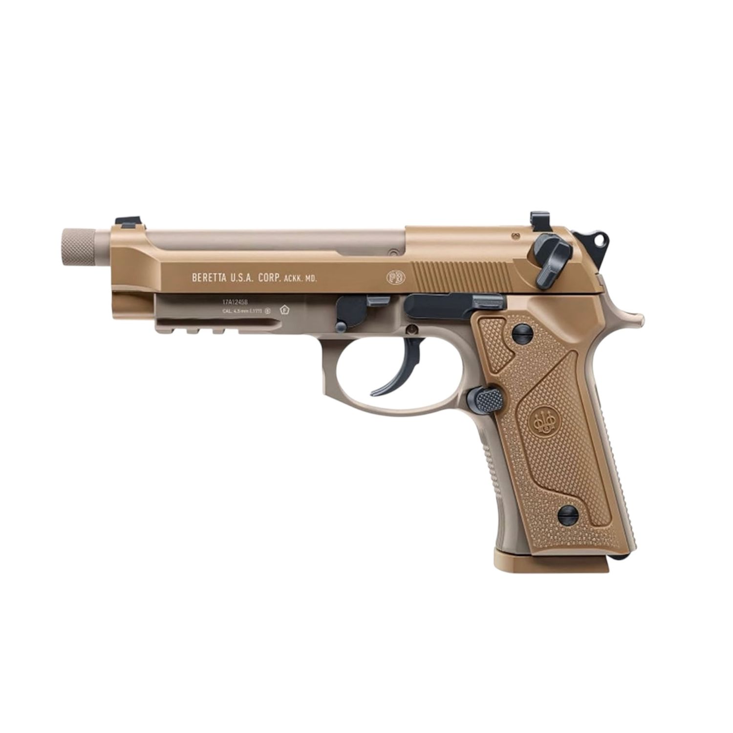 Beretta M9A3 Blowback Full-Auto .177 Caliber BB Gun Air Pistol