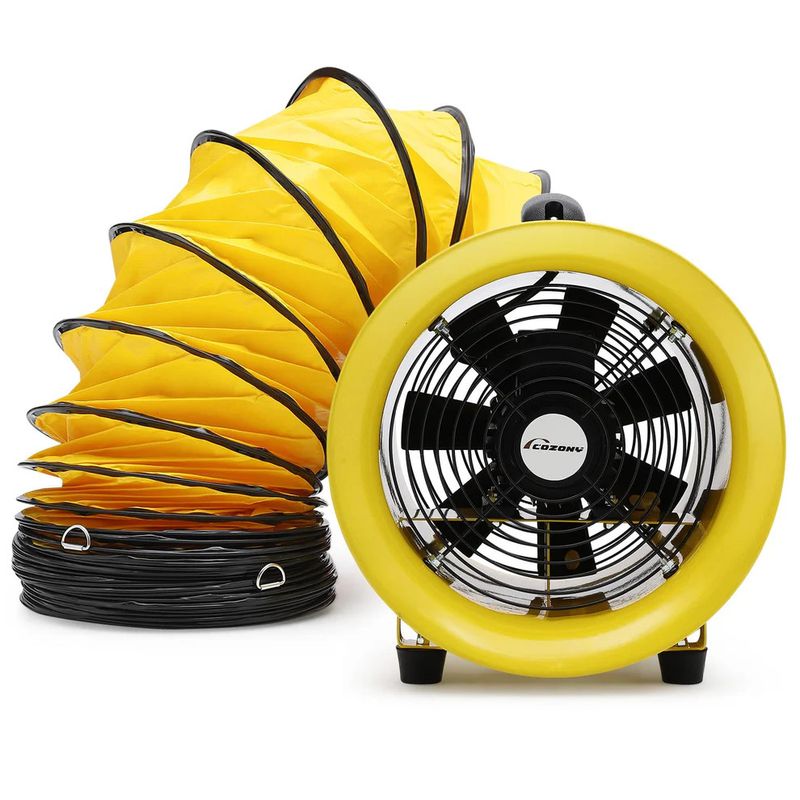 8 Inches Blower Fan, 195W 1070 CFM