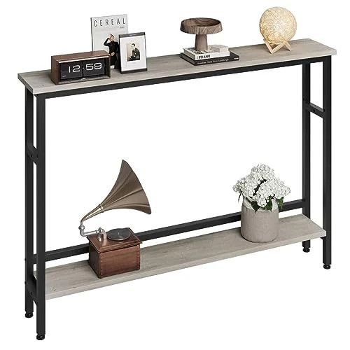 Narrow Console Table 2 shelf