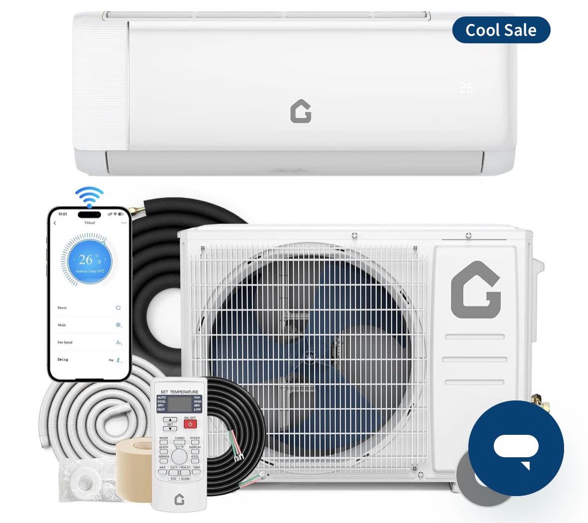 24,000 BTU Mini split AC and Heat pump