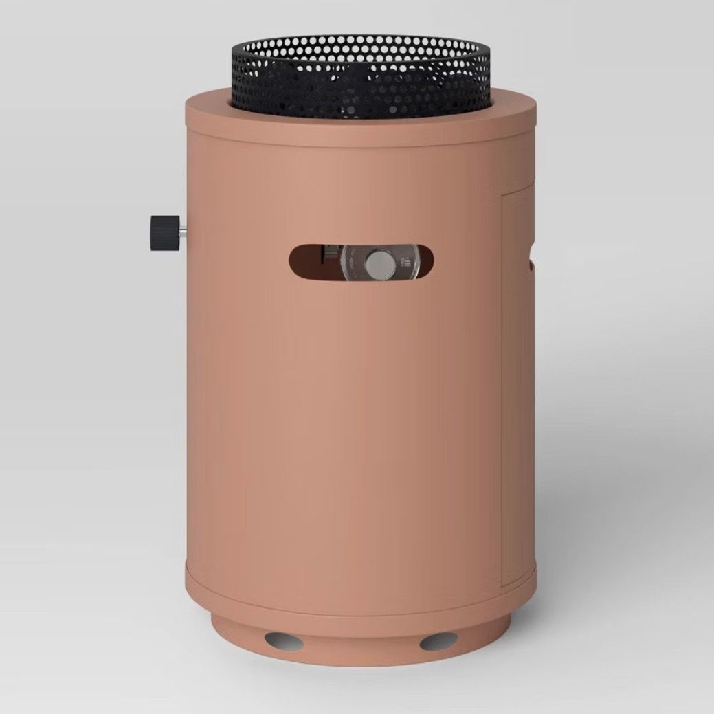 1lb Round Column Fire Pit Terracotta - Room Essentials