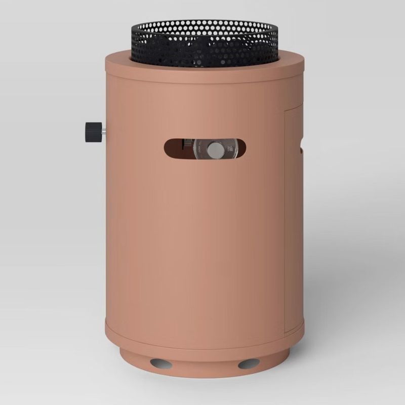 1lb Round Column Fire Pit Terracotta - Room Essentials