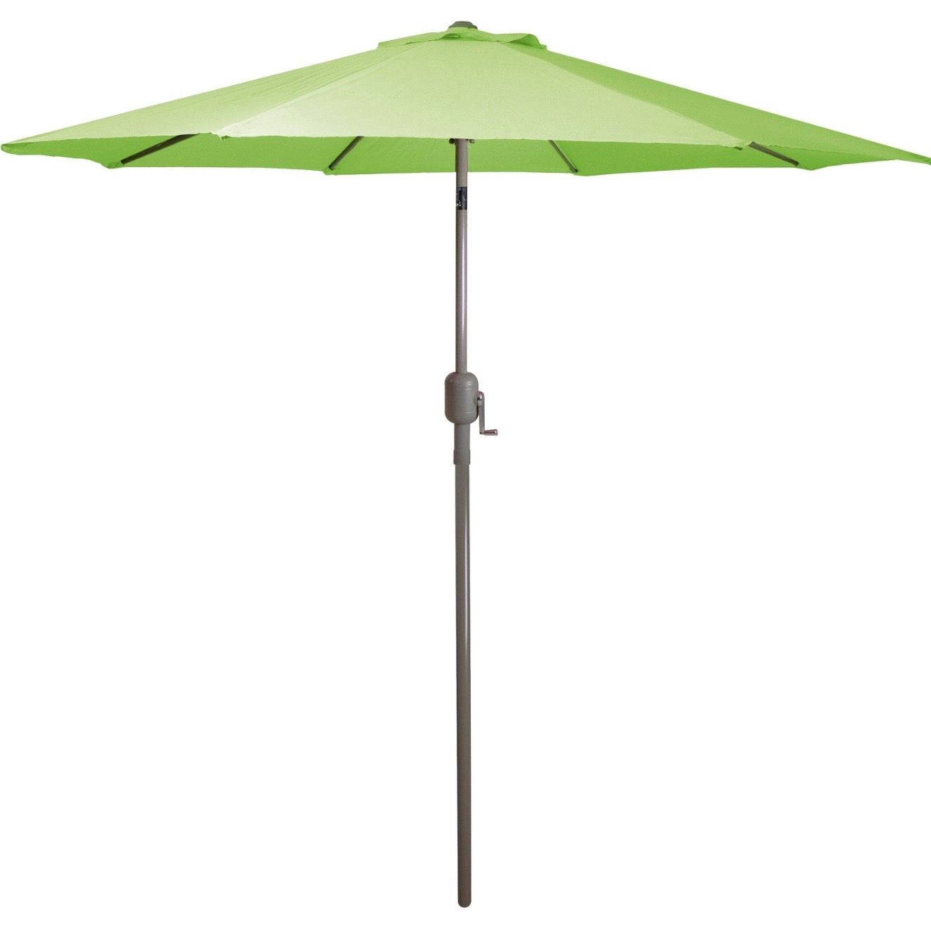 9' Round Solid Outdoor Patio Market Umbrella Lime Green with Black Pole - Threshold