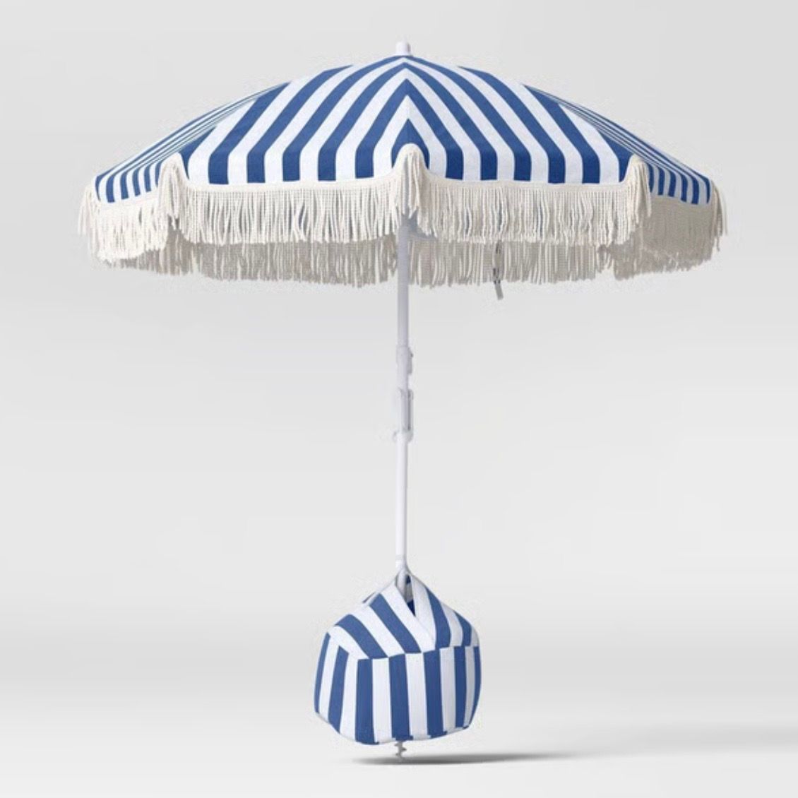 6' Umbrella Navy Stripe - Sun Squad