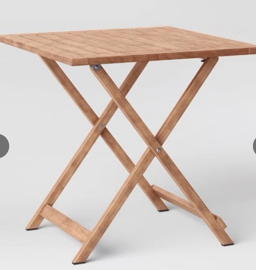 Ferron 28" Square FSC Wood Patio Table - Threshold designed with Studio McGee