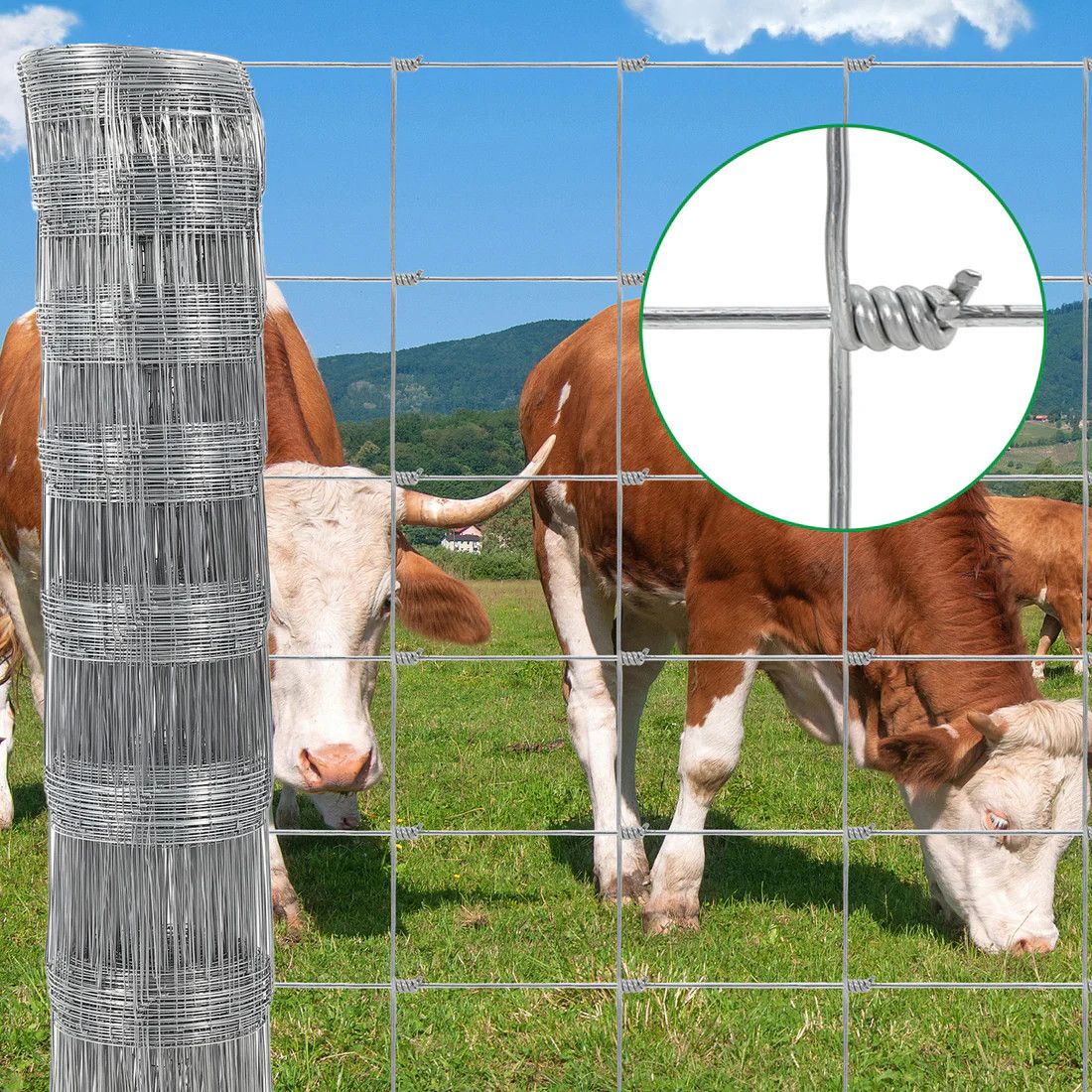 Farm Fence Galvanized Wire 4x 164ft
