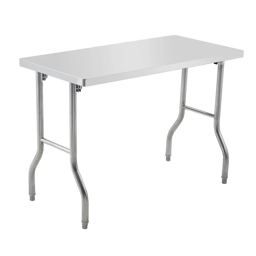 Stainless Steel Worktable Folding Prep Station
